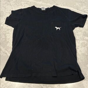 PINK Black Graphic Tee